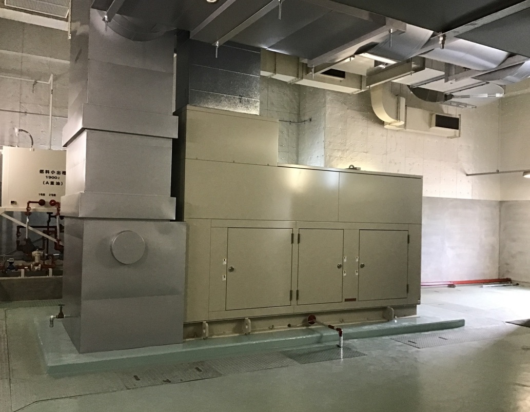 2025年9月　自家発電設備更新　金沢市下水処理場