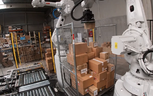 製品トピックス　混載デパレを革新するAI自動化（ABB Robotics Japan株式会社）